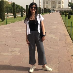 Texture & Thread Pull On Pants in Stripe Madewell